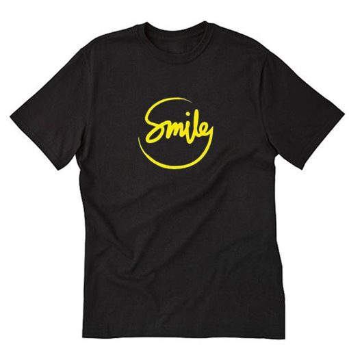 Smile Letter Art T-Shirt PU27