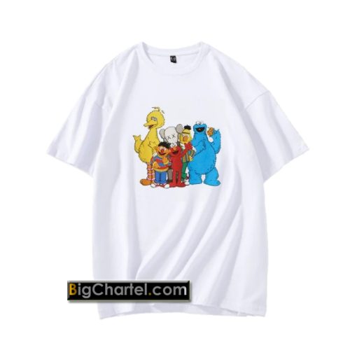 KIDS KAWS X Sesame Street T Shirt PU27