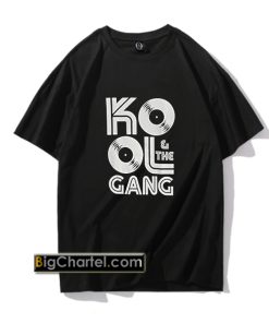 Kool & The Gang Men's Records Tee T-Shirt Black PU27