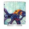Rainbow Octopus Shower Curtain PU27
