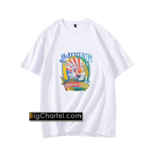 80s JL’s Locker Room Catalina Island Sunset Mermaid T-Shirt PU27