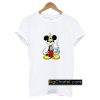 Mickey Mouse Smoking a Bong Marijuana 420 Stoner Weed T Shirt PU27