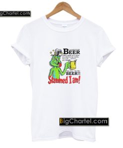 Slammed I am I would drink Beer with a goat on a boat T shirt PU27