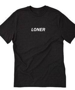 Loner Black T-Shirt PU27