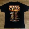 2021 TOUR!! KISS End Of The Road World Tour 2021 T-Shirt PU27 back