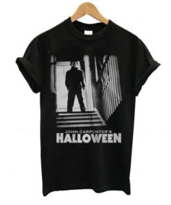 Halloween Michael Myers Stairs T Shirt PU27