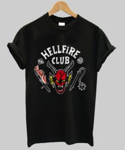 Stranger Things 4 Hellfire Club t shirt PU27