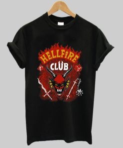 Stranger Things 4 Hellfire Club tshirt PU27
