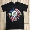 Super Mexican American T Shirt PU27