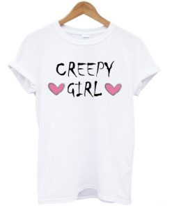 Creepy Girl Hearts T-shirt PU27