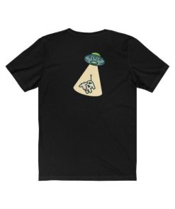 UFO Cow Abduction New Mexico t shirt back PU27