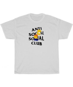 Anti Social Social Club x Bart Mooning Parody T-Shirt Unisex PU27