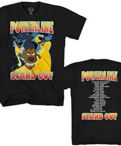 Disney Goofy Movie Powerline Stand Out Tour T SHIRT PU27