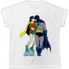 Funny Batman VS Superman Kissing T-Shirt PU27