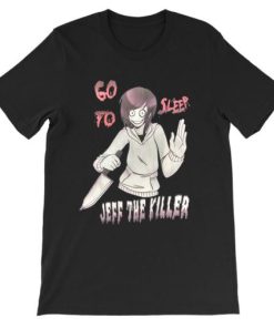 Jeff Jake the Killer Go to Sleep Shirt PU27