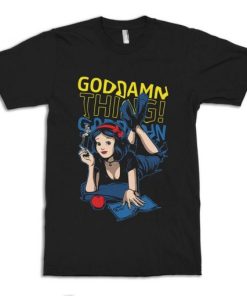 Snow White and Pulp Fiction Mashup T-Shirt PU27