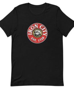 Vintage Iron City Est 1758 Short-Sleeve Unisex T-Shirt PU27