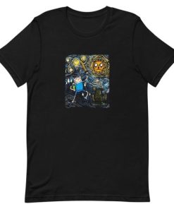 Adventure Time Starry Night Short-Sleeve Unisex T-Shirt PU27
