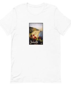 Amalfi Italy Travel Poster Short-Sleeve Unisex T-Shirt PU27