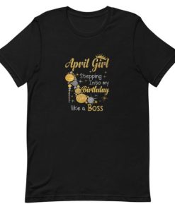 April Girl Stepping Short-Sleeve Unisex T-Shirt PU27