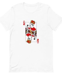 Freddie Mercury With Playing Card Short-Sleeve Unisex T-Shirt PU27