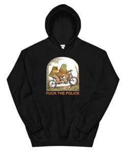Frog and Toad Fuck the Police Hoodie PU27