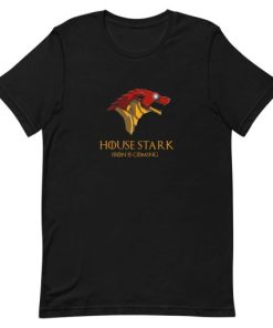 Game of Thrones house stark Iron is coming Short-Sleeve Unisex T-Shirt PU27