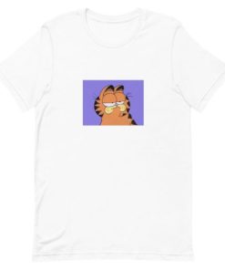 Garfield Purple Box Short-Sleeve Unisex T-Shirt PU27