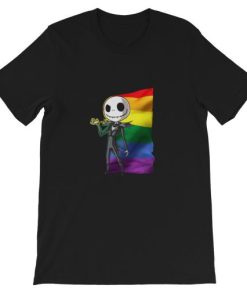 Jack Skellington LGBT Pride Short-Sleeve Unisex T-Shirt PU27