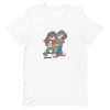 Rasta Taz and Bugs Bunny Short-Sleeve Unisex T-Shirt PU27