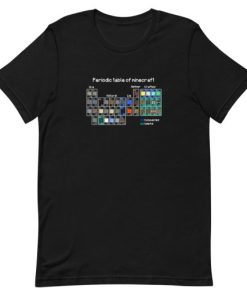 The Periodic Table of Minecraft Short-Sleeve Unisex T-Shirt PU27