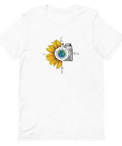 Wanderlust Sunflower Short-Sleeve Unisex T-Shirt PU27