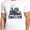 Alien Snail Slug Ufo Sci Fi Horror Area 51 Funny Meme Gift Tee Gamer Cult Movie Music T Shirt PU27
