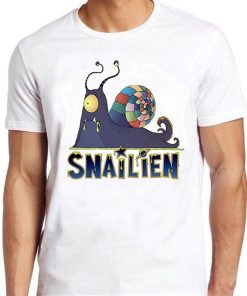 Alien Snail Slug Ufo Sci Fi Horror Area 51 Funny Meme Gift Tee Gamer Cult Movie Music T Shirt PU27