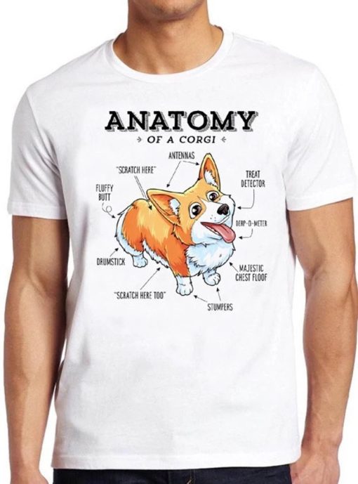 Anatomy of a Corgi T Shirt PU27
