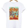 Best Surfing Santa Monica T-shirt PU27