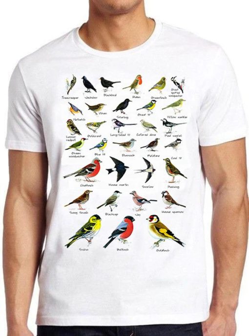 Garden Birds T Shirt PU27