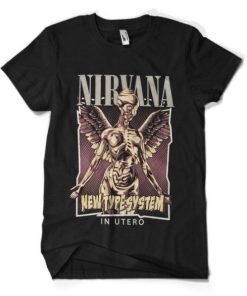 Nirvana Band New Type System In Utero T-shirt PU27