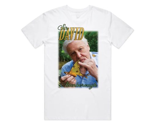 Sir David Attenborough Homage T-shirt PU27