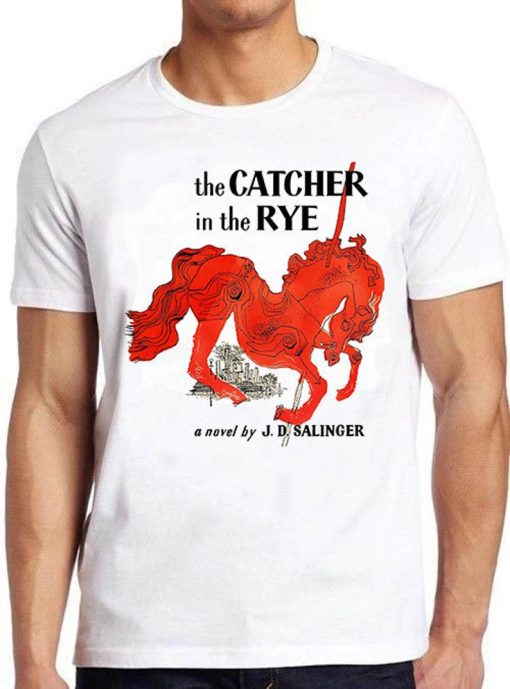 The Catcher In The Rye Book Banned Literary Literature Geek Nerd Meme Tee Gift Retro Meme Saying Gaming Music Movie T Shirt PU27