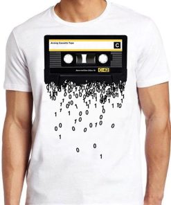 The Death Of The Cassette Tape Funny Analog Digital Top Gift Tee T Shirt PU27