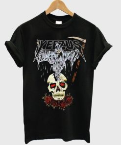 Yeezus Death Skull T-shirt PU27