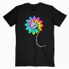 Be Kind Tie Dye Flower T-shirt PU27