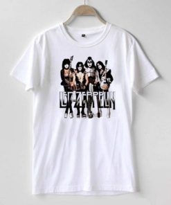 Kiss x Led Zeppelin T-shirt PU27