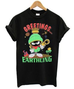 Marvin The Martian Greetings Earthlings T-shirt PU27