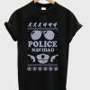 Police Navidad T-shirt PU27