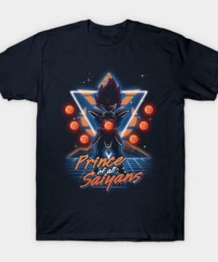 Retro Saiyan Prince T-shirt PU27