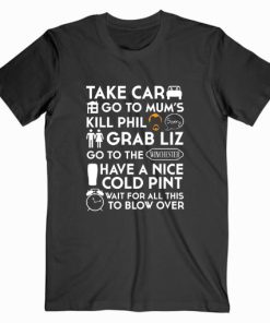 Shaun Of The Dead The Plan T-Shirt AA