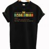 The Dadalorian Definition Like A Dad Just Way Cooler T-shirt AA