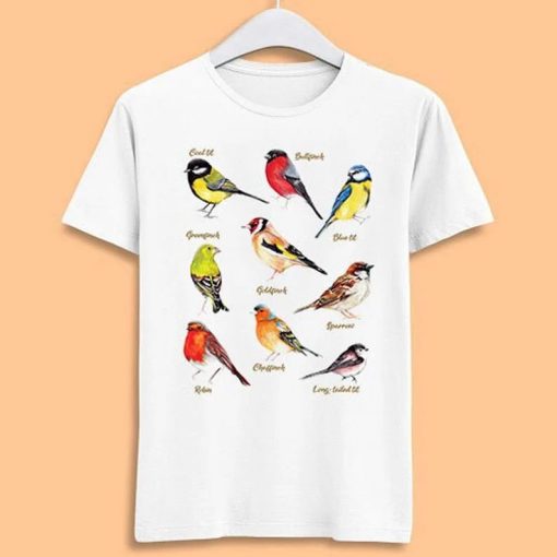 British Garden Birds T Shirt AA